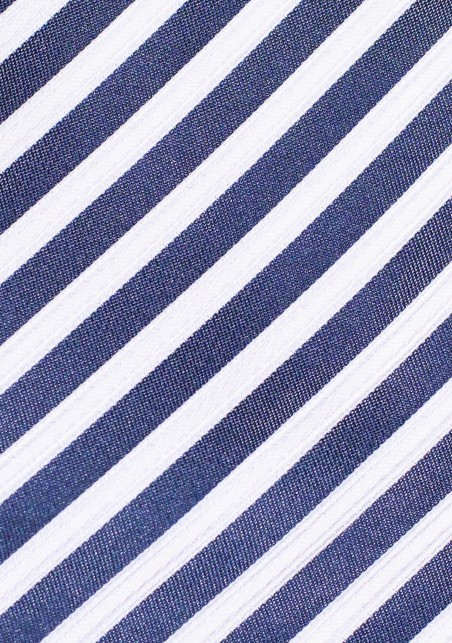 Summer Striped Necktie in Indigo