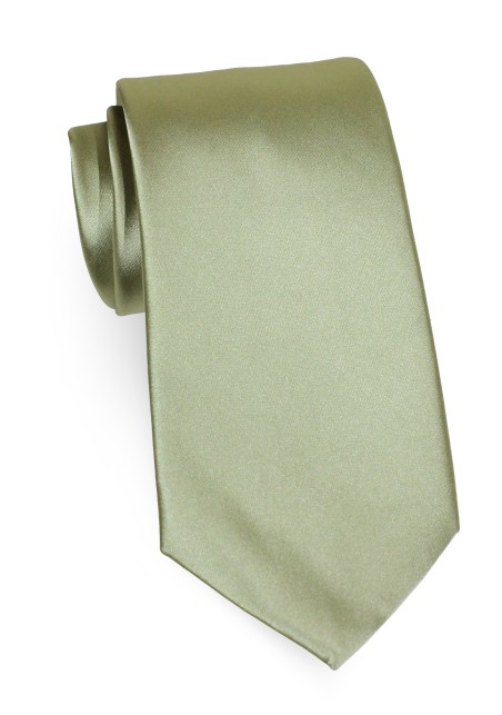 Extra Long Light Sage Green Tie | XL Mens Tie in Light Sage