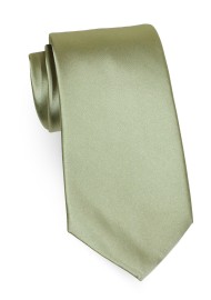 Extra Long Light Sage Green Tie | XL Mens Tie in Light Sage