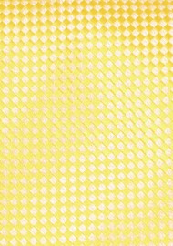 Textured Extra Long Mens Tie in Lemon Yellow