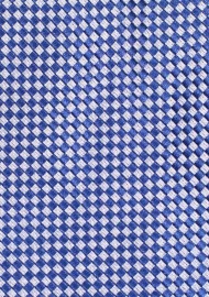 Extra Long Patterned Tie in Pacific Blue
