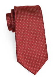 Mahogany Brown Dotted Necktie