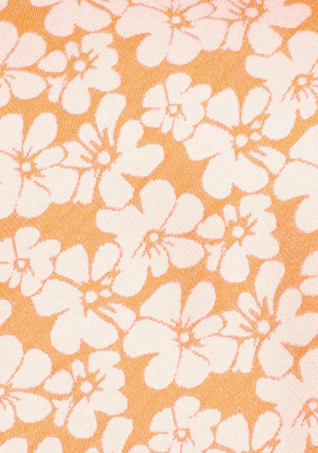 Hawaiian Floral Tie in Orange