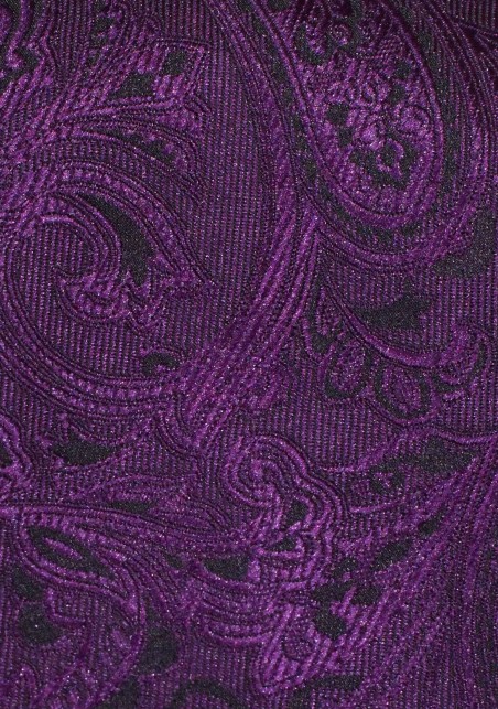 Paisley Necktie in Berry