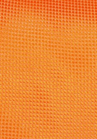 Bright Nectarine Orange Color Necktie