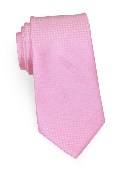 Solid Mens Necktie in Light Pink