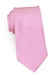 Solid Mens Necktie in Light Pink