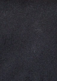 Jet Black Necktie | Formal Mens Tie in Solid Black | Textured Weave Black Designer Tie