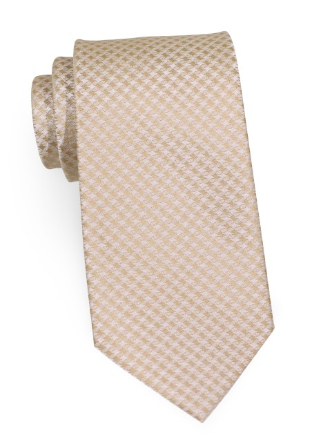 Mens XL Length Tie in Golden Tans
