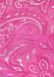 Dragon Fruit Paisley Tie in XXL