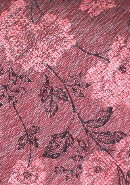 Faded Red Floral Tie | Woven Vintage Floral Tie in Retro Red