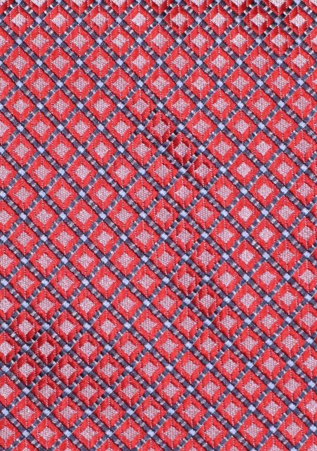 Diamond Checkered Tie in Extra Long Length