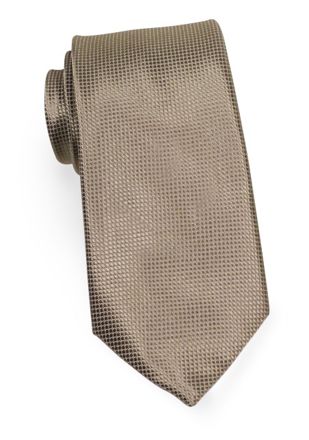 Solid Taupe Color Necktie with Texture