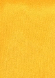 Marigold Mens Tie | Solid Satin Mens Tie in Marigold