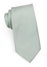 XL Tie in Dusty Sage | Solid Extra Long Tie in Dusty Sage