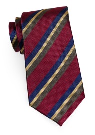 Herringbone Woven Silk Tie