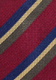 Herringbone Woven Silk Tie