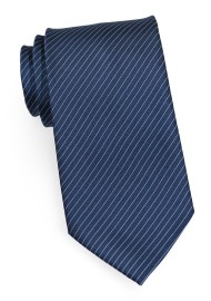 Pencil Stripe in Deep Navy in XL