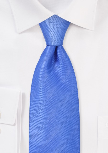 Boys Length Necktie in Bright Blue