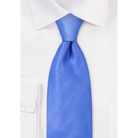 Boys Length Necktie in Bright Blue