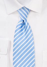 Summer Blue Striped Tie