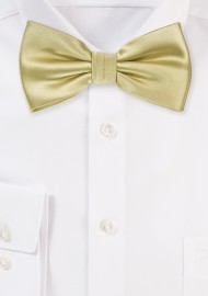 Mens Bow Tie in Champagne Ivory