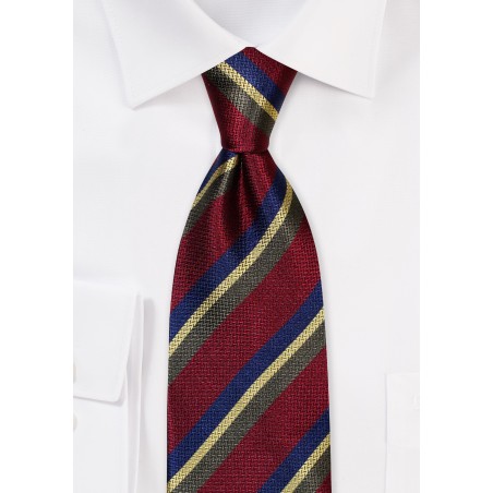 Herringbone Woven Silk Tie