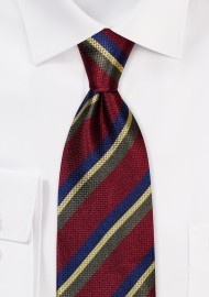 Herringbone Woven Silk Tie