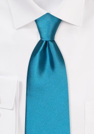 Mens Extra Long Tie in Peacock