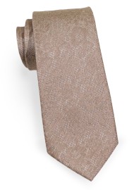 Floral Lace Tie in Champagne