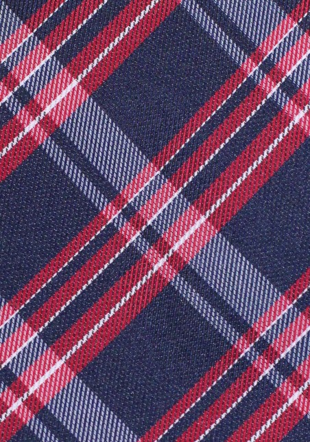 Midnight and Burgundy Tartan Tie for Kids | Kids Neckties