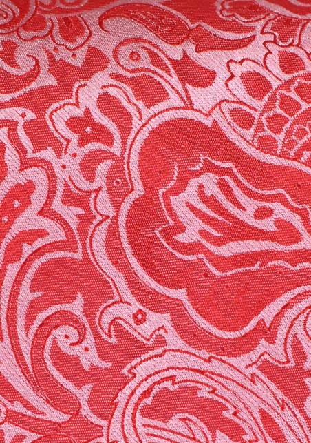 Paisley Tie in Vivid Poppy
