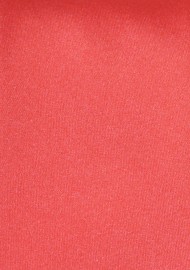Solid Color Tie in Neon Coral in Extra Added Length