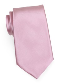Solid Color Tie in Dusty Rose