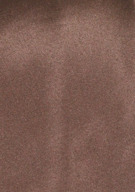 Walnut Color Mens Tie | Solid Satin Necktie in Walnut Brown
