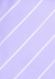 Lavender and White Mens Tie