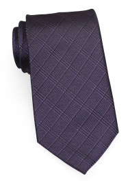 Summer Plaid Tie in Plum Perfect