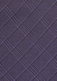 Summer Plaid Tie in Plum Perfect