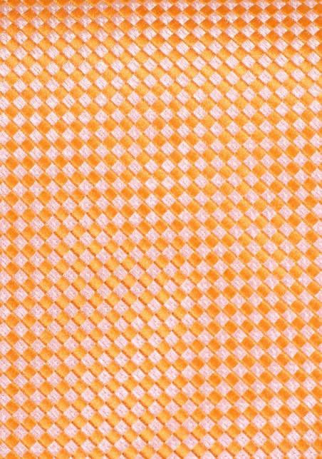 Summer Micro Check in Tangerine