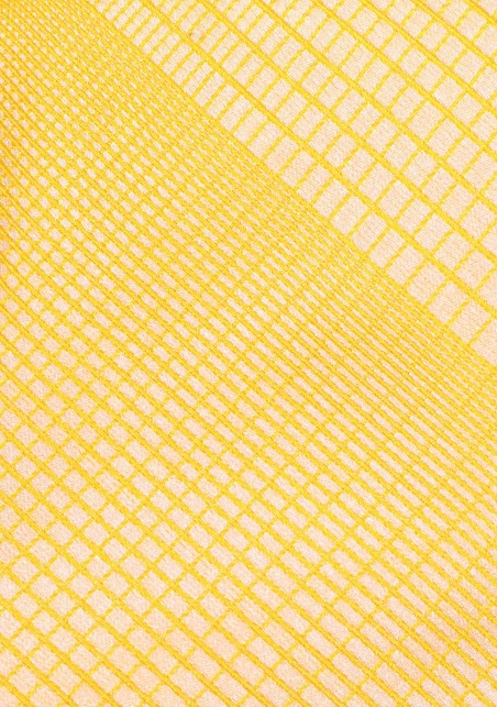 Summer Plaid Tie in Mimosa Yellow