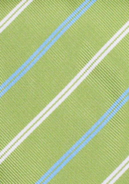 Trendy Repp Stripe Tie in Grass Green