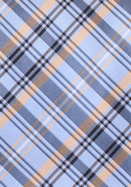 Mens Cool Plaid in Steel Blue