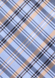 Mens Cool Plaid in Steel Blue