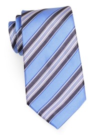 Periwinkle Blue Striped Tie