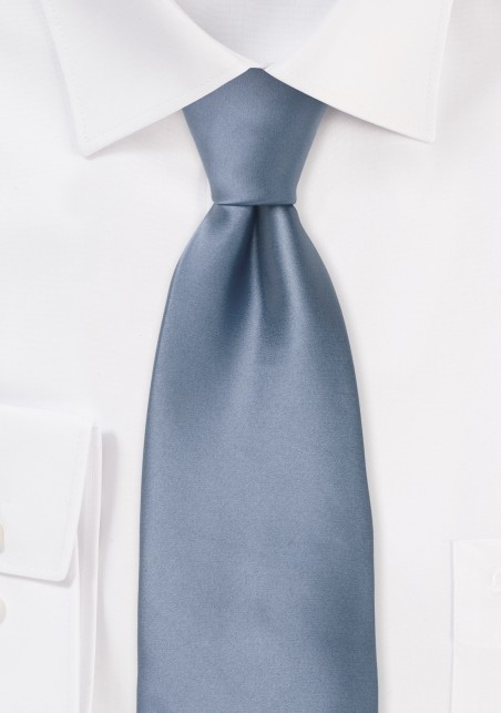 Boys Necktie in Slate Blue