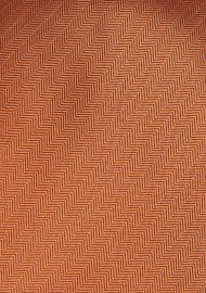 Classic Burnt Orange Boys Sized Necktie
