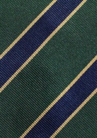 XL Length British Tie in Dark Green