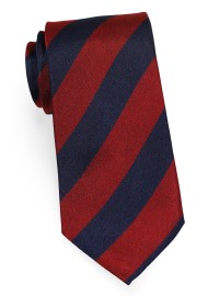 Classic British Tie in Red and Navy