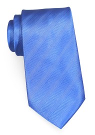 Solid Mens Tie in Bright Blue