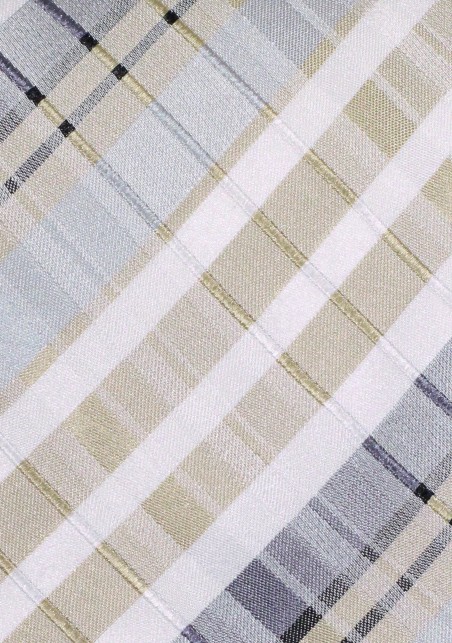 Graphic Tie in Soft Tans and Silvers